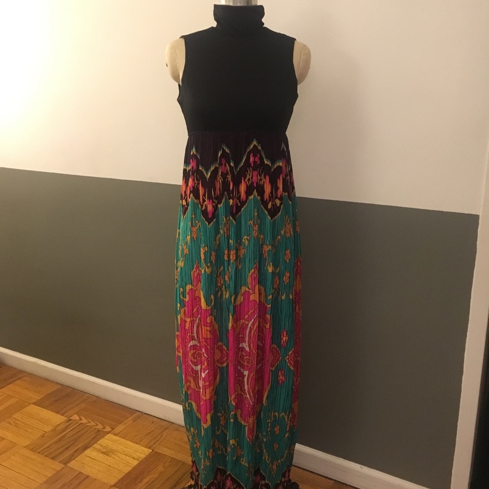 Vintage Full-Length / Sleeveless Dress - Size 10